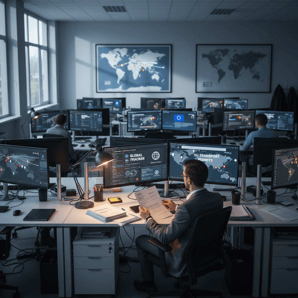 Cross-border vehicle transport coordination and documentation